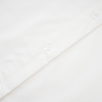 Solène white pointedcollar shirt