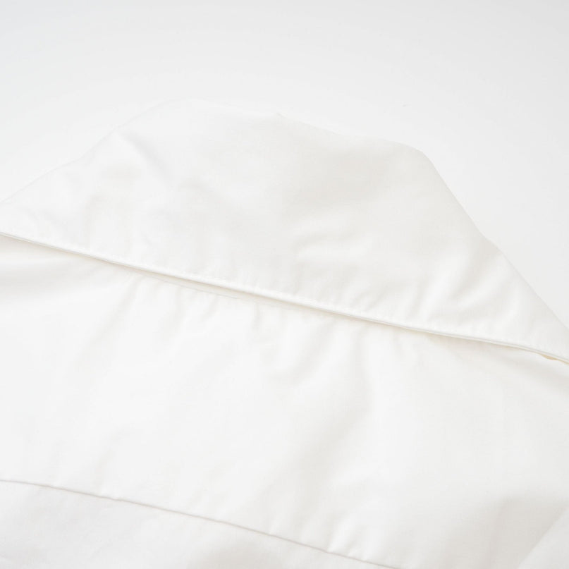 Solène white pointedcollar shirt