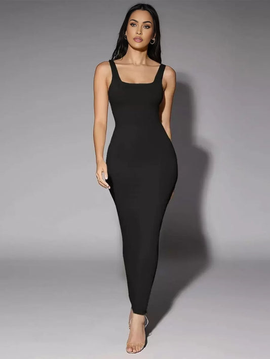 Solid Scoop Neck Tank DressSummer Dresses For Women