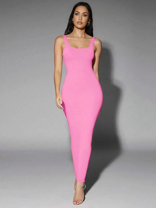 Solid Tank Dress