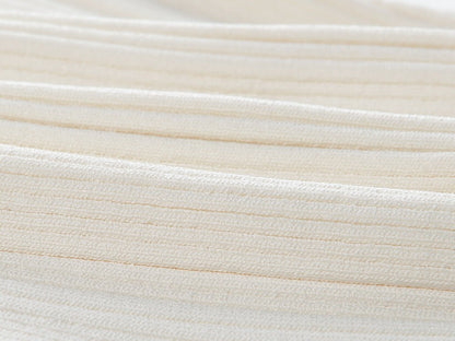 Sophisticated Off - Shoulder Knit Top – Chic & Modern - White