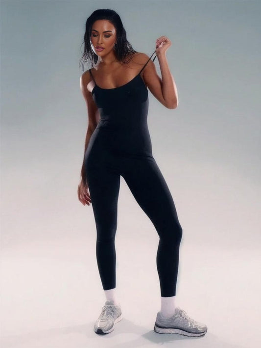 Sport Elastic Cami Jumpsuit Padel Tennis Pickleball Gym Fitness