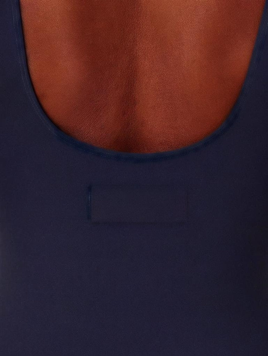 Sport Seam Stitched Detail Racer Neck Sports ActiveWear Unitard Romper Padel Tennis Pickleball Gym