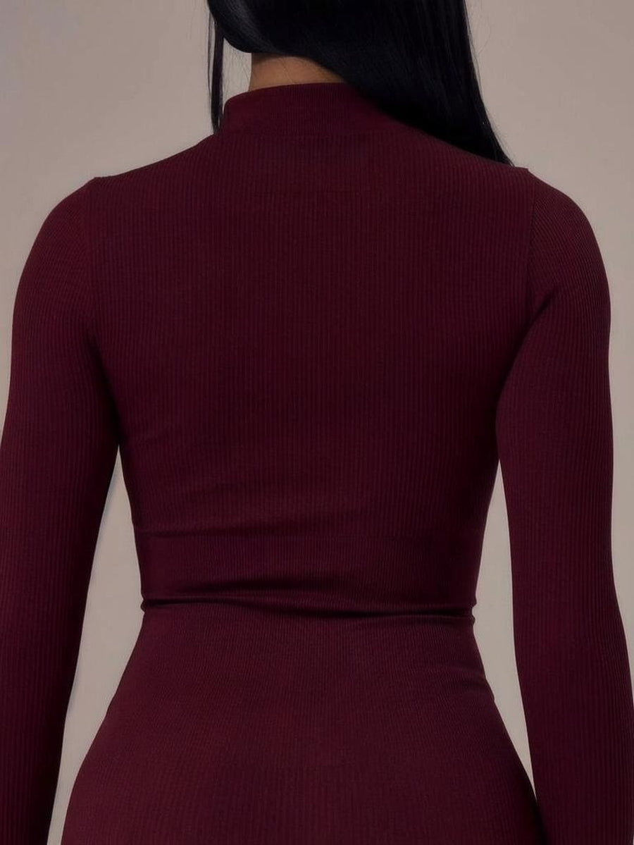 Sport Sport Seamless Sculpt Zip Detail Long Sleeve Jumpsuit Autumn Fall Winter Activewear Sport Gym