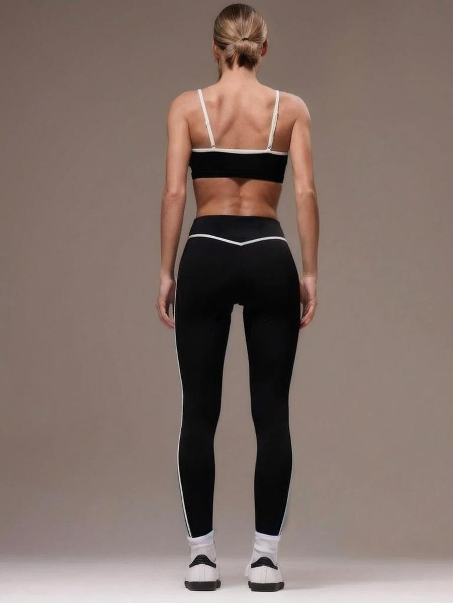 Sport Women Contrast Binding Top amp Leggings Sports Sets Gym Fitness Fall Winter