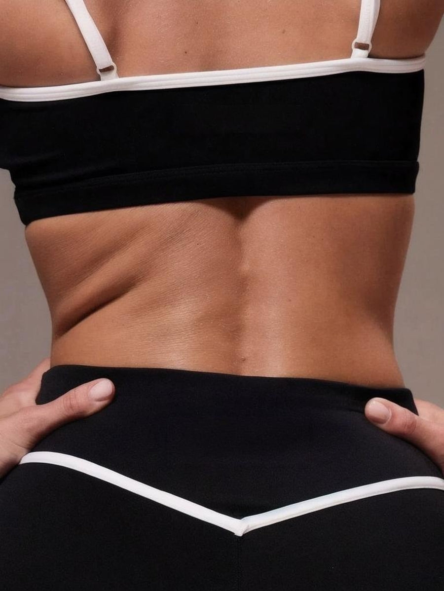 Sport Women Contrast Binding Top amp Leggings Sports Sets Gym Fitness Fall Winter