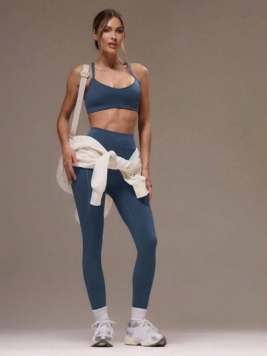 Sport Women Cross Back Top amp Leggings Sports Sets Gym Fitness