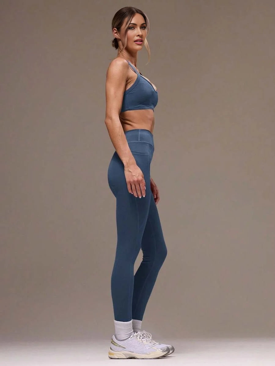 Sport Women Cross Back Top amp Leggings Sports Sets Gym Fitness