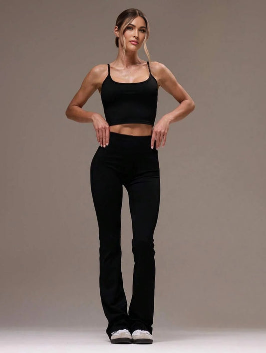 Sport Women Spaghetti Strap Top amp Leggings Sports Sets Gym Fitness