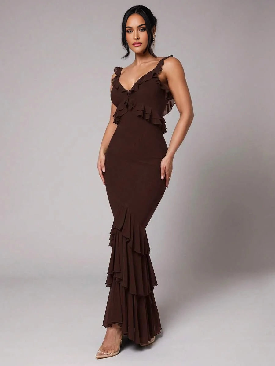 Spring Summer amp Romantic Valentines DayDate Dress Womens Solid Color Elastic Knit Comfortable