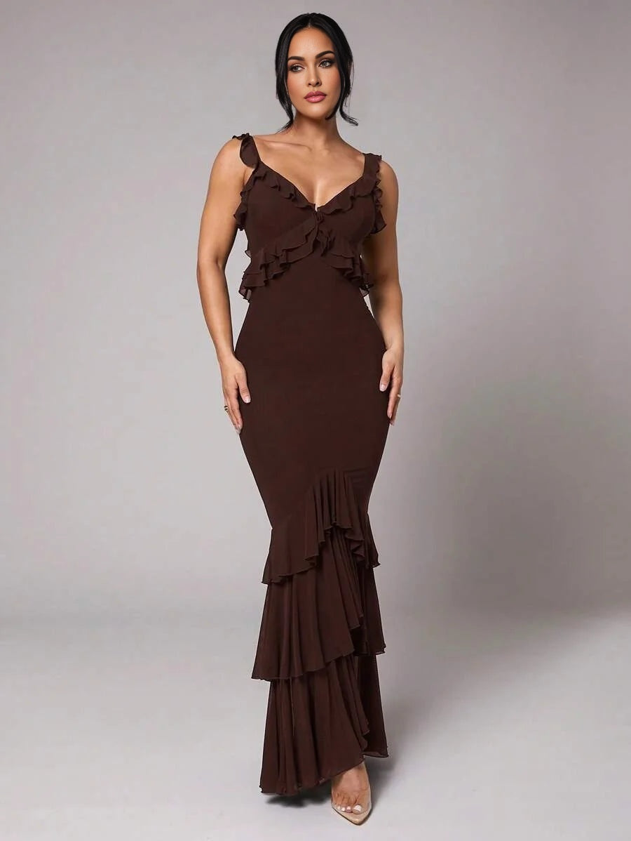 Spring Summer amp Romantic Valentines DayDate Dress Womens Solid Color Elastic Knit Comfortable