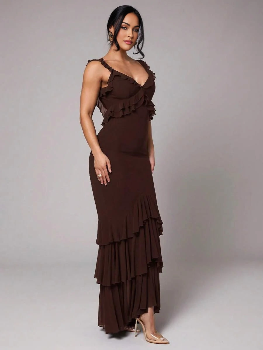 Spring Summer amp Romantic Valentines DayDate Dress Womens Solid Color Elastic Knit Comfortable