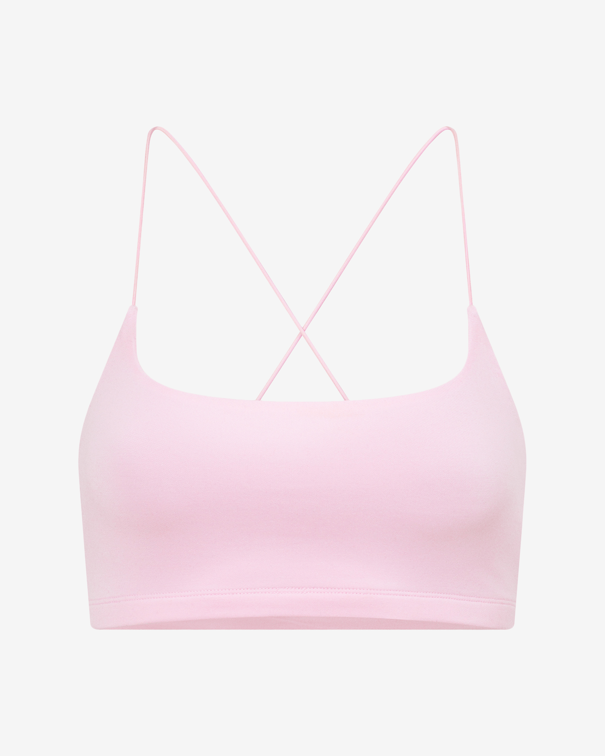 Square neck sleeveless top with relaxed fit - Pink