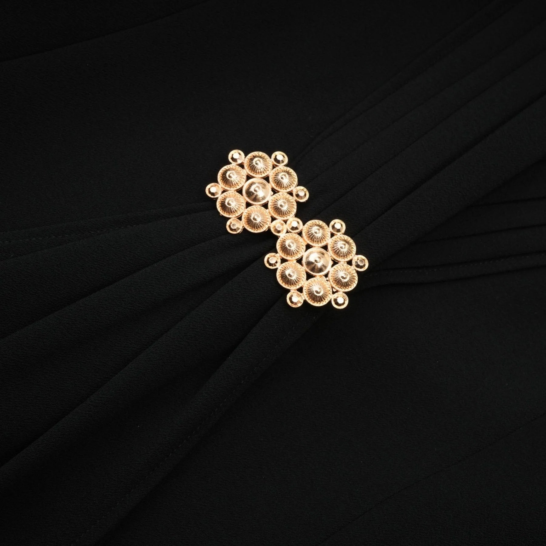 Suzanne black pleated jacket  trousers matching set