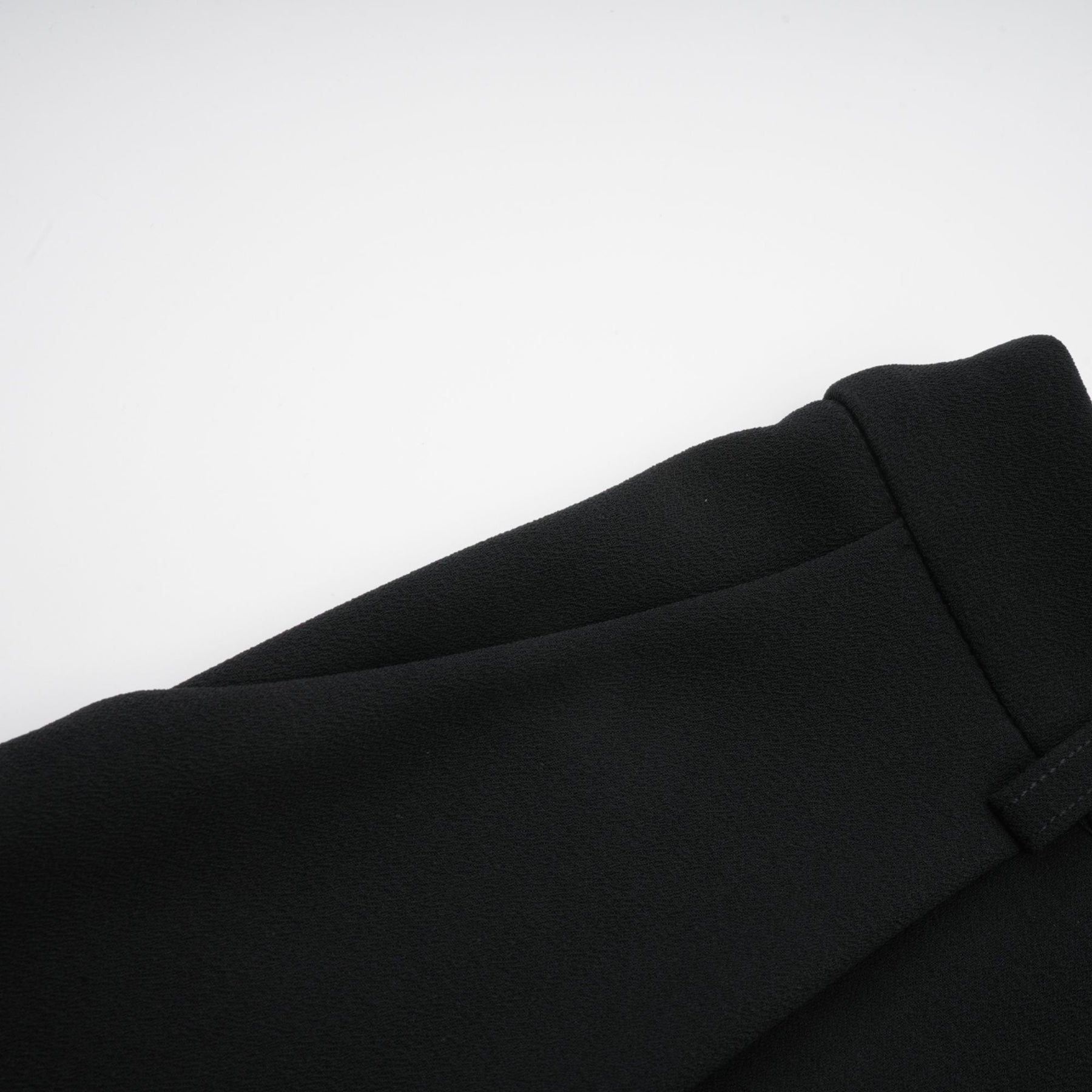 Suzanne black pleated jacket  trousers matching set