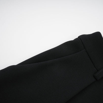 Suzanne black pleated jacket  trousers matching set