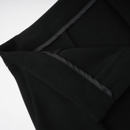 Suzanne black pleated jacket  trousers matching set