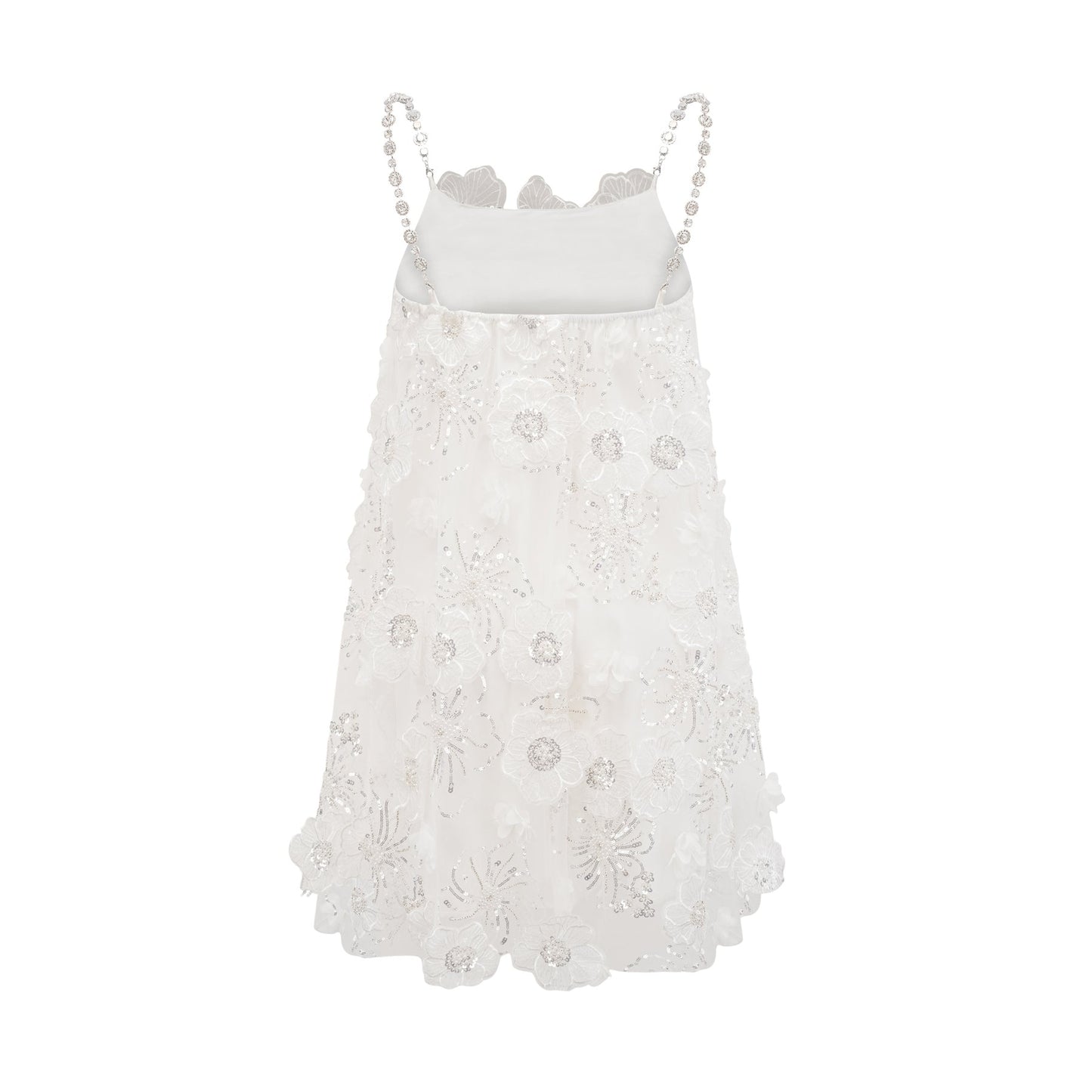 Suzette crystalembellished floral mini dress