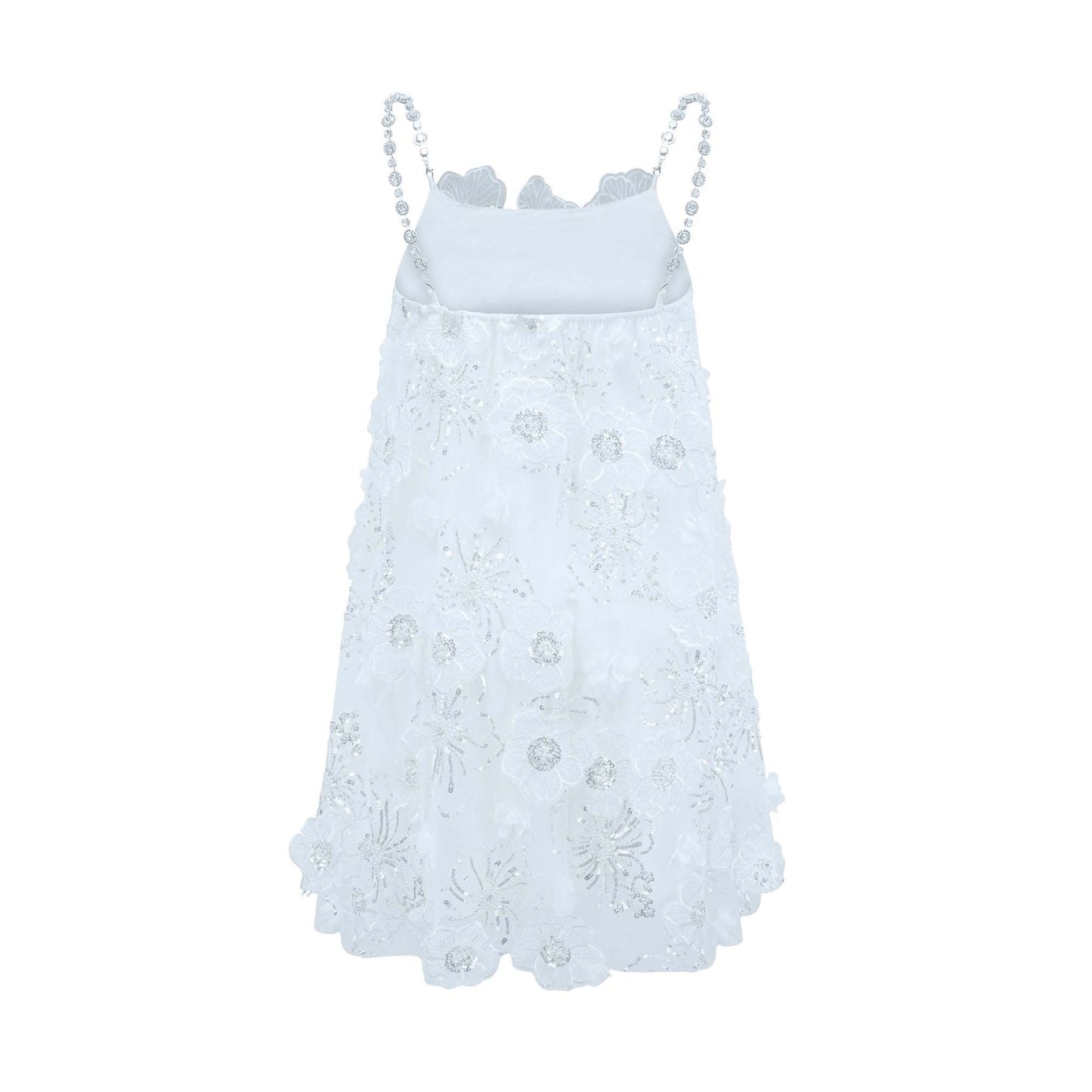 Suzette crystalembellished floral mini dress