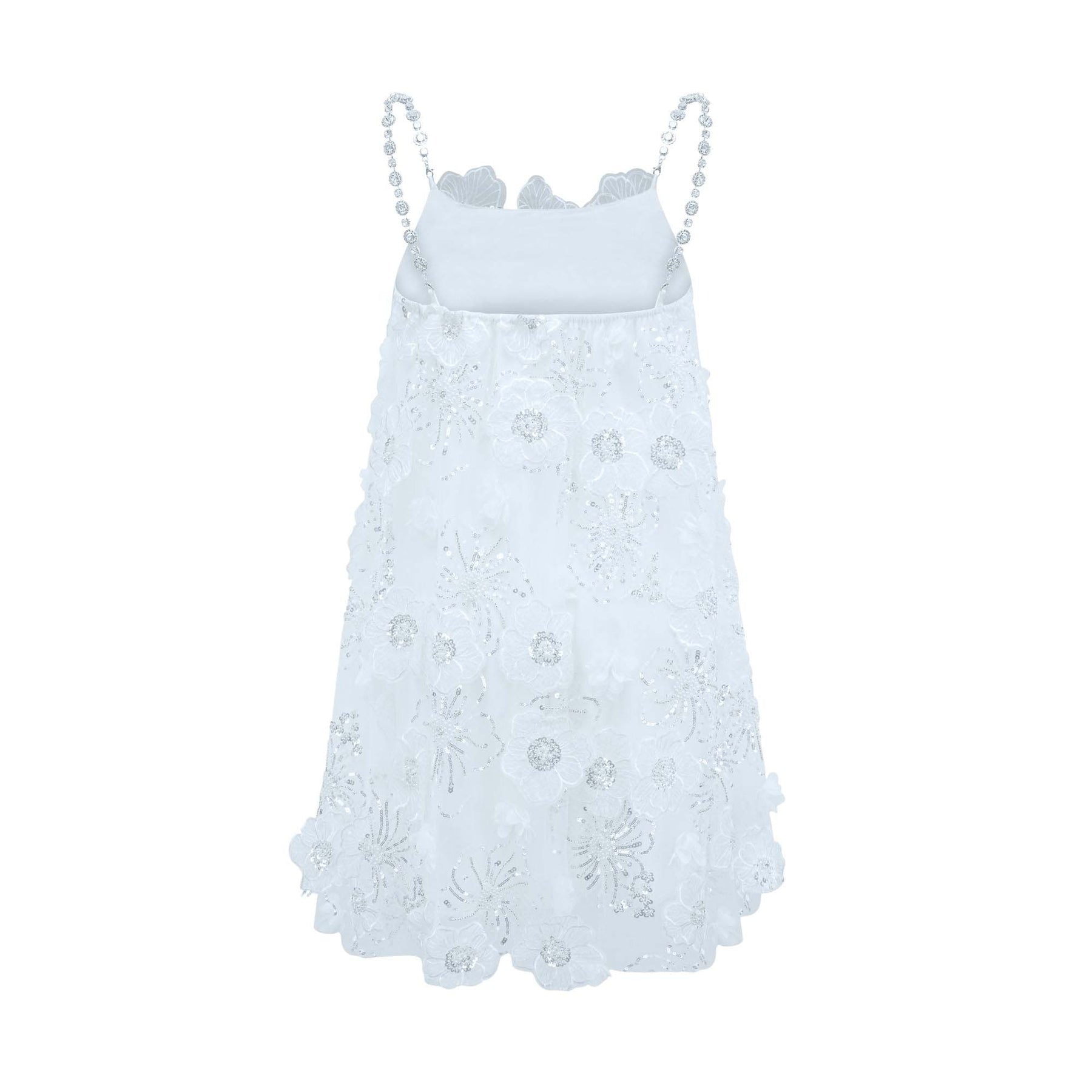 Suzette crystalembellished floral mini dress