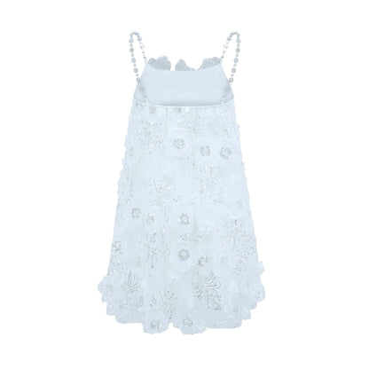Suzette crystalembellished floral mini dress