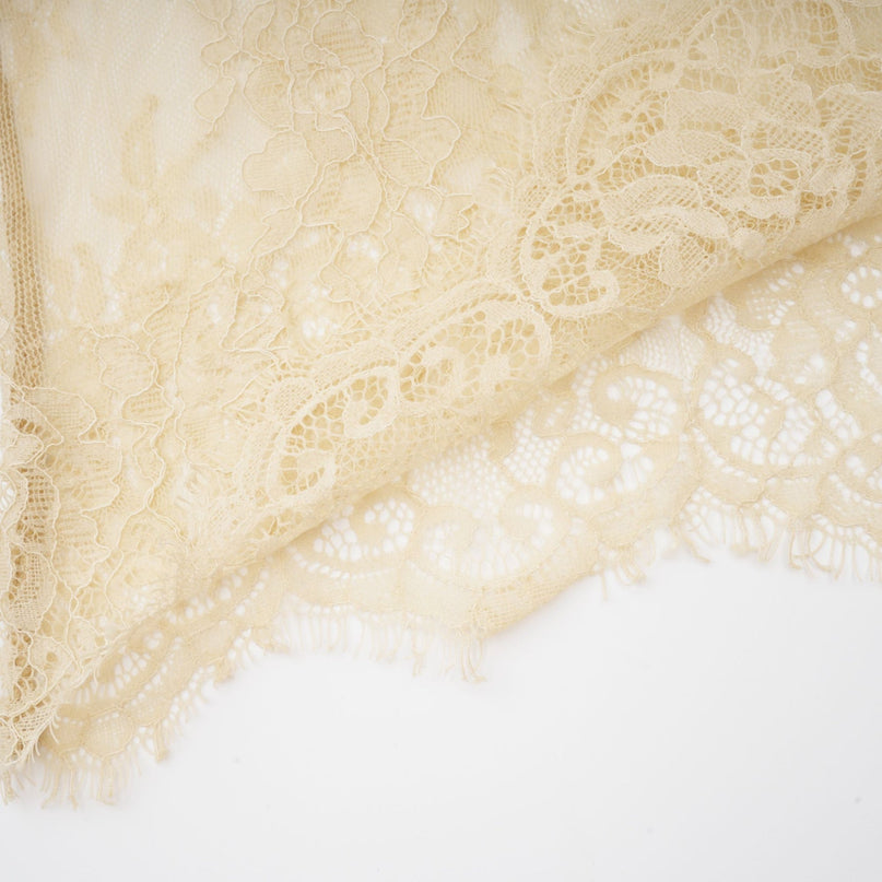 Sylvie lacedetail denim top  shorts matching set