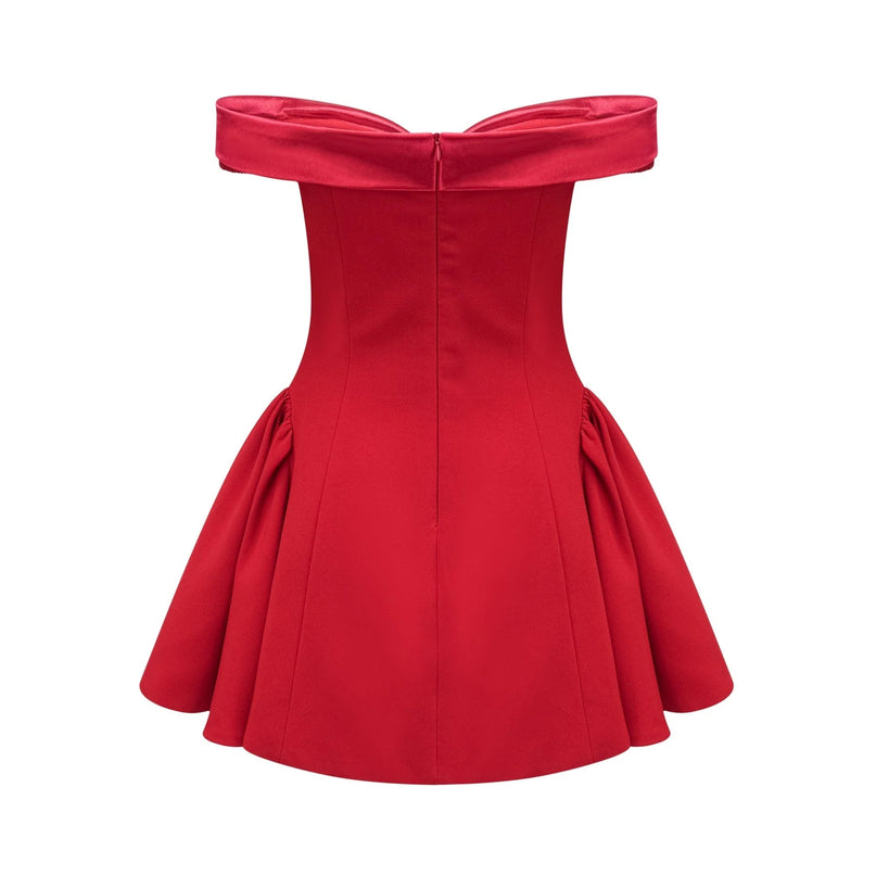 Tana offshoulder mini dress