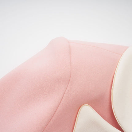 Teagan Pink White Blazer Pants Set