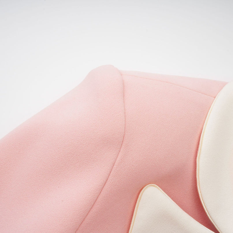 Teagan Pink White Blazer Pants Set