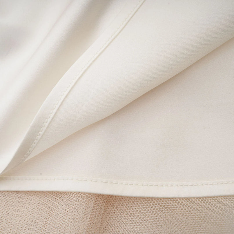 Thibaulte pleated lacefloral midi dress