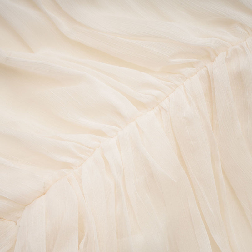 Thibaulte tuckdetail pleated tulle mini dress