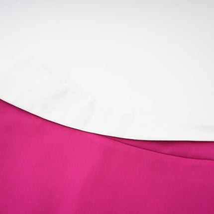 Tiziana Pink and White Jacket Skirt Set