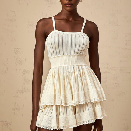 Tiziana White Knit Top Culottes Set Viscose Blend Elegance Sophistication