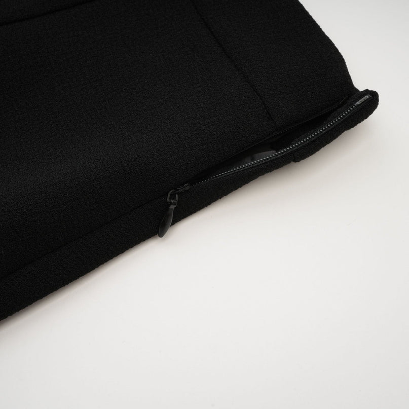 Uaine black jacket  skirt matching set
