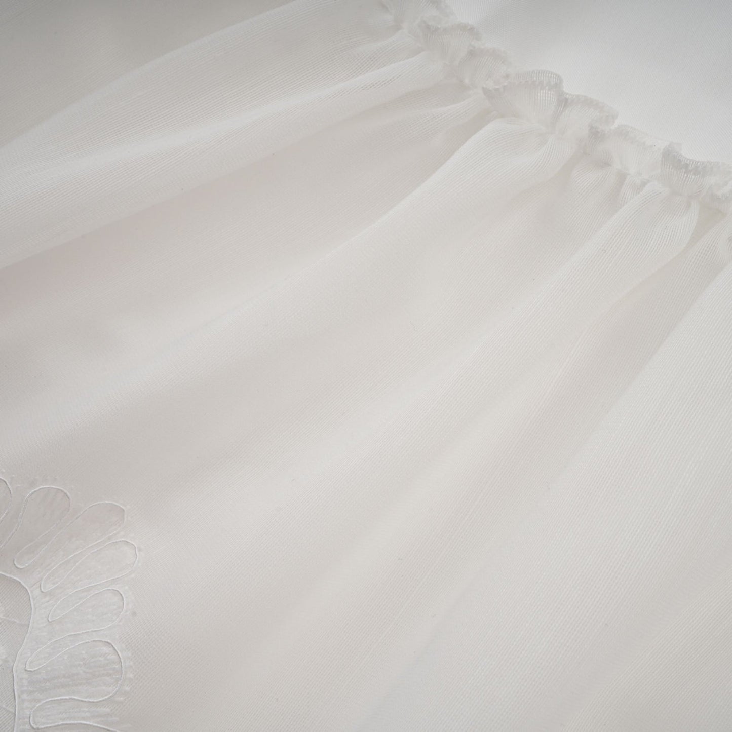 Valeria white guipurelace tiered mini dress
