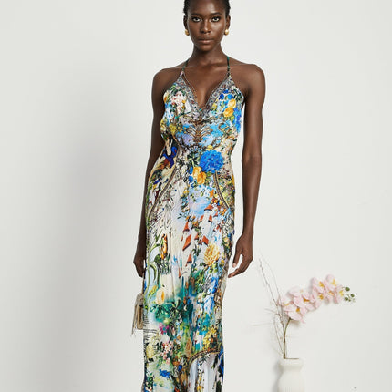 Valérie chainembellished maxi dress