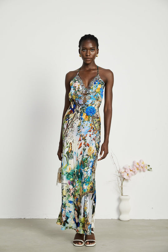 Valérie chainembellished maxi dress