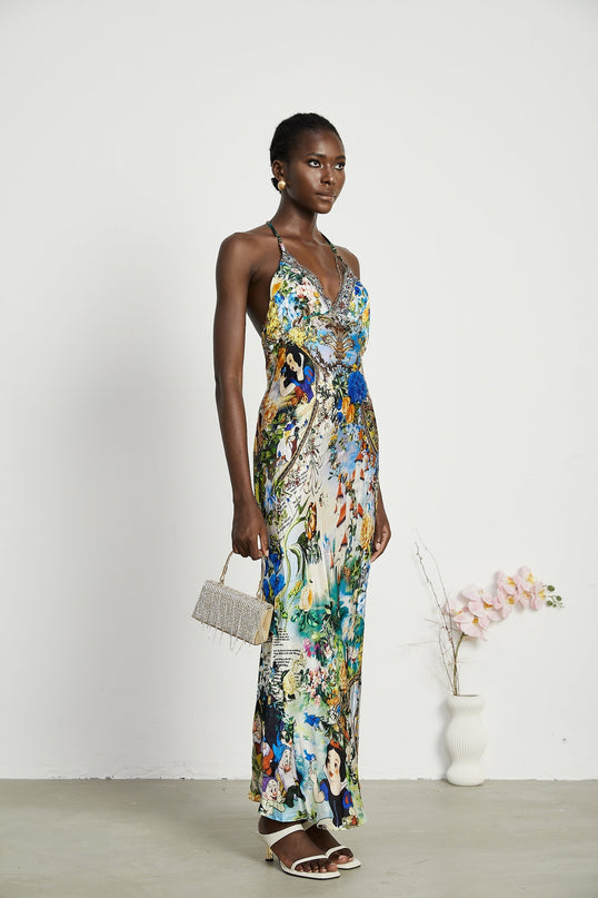 Valérie chainembellished maxi dress