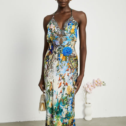 Valérie chainembellished maxi dress