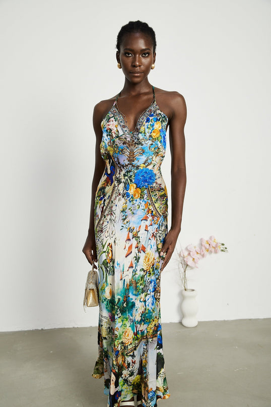 Valérie chainembellished maxi dress