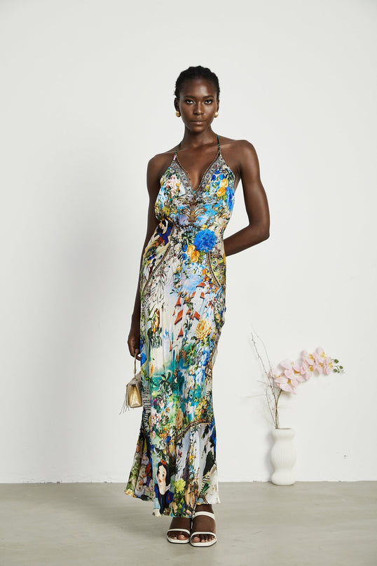 Valérie chainembellished maxi dress