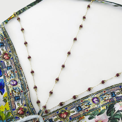 Valérie chainembellished maxi dress