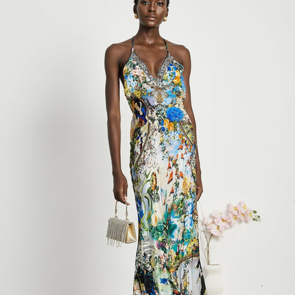 Valérie chainembellished maxi dress