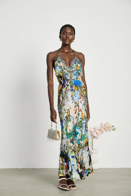 Valérie chainembellished maxi dress