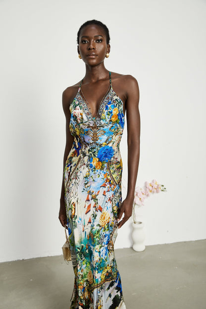 Valérie chainembellished maxi dress