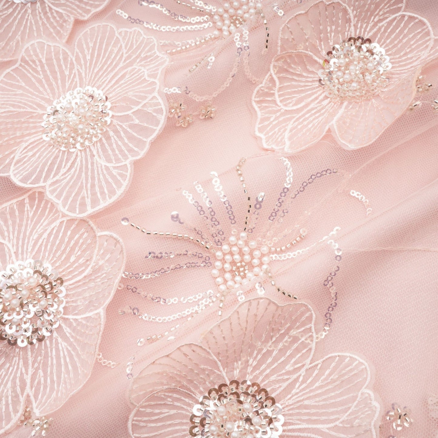 Valérie crystalembellished floral mini dress
