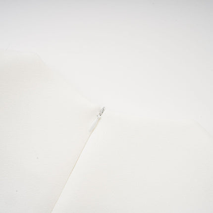 Vanessa white fauxflower embellished mini dress