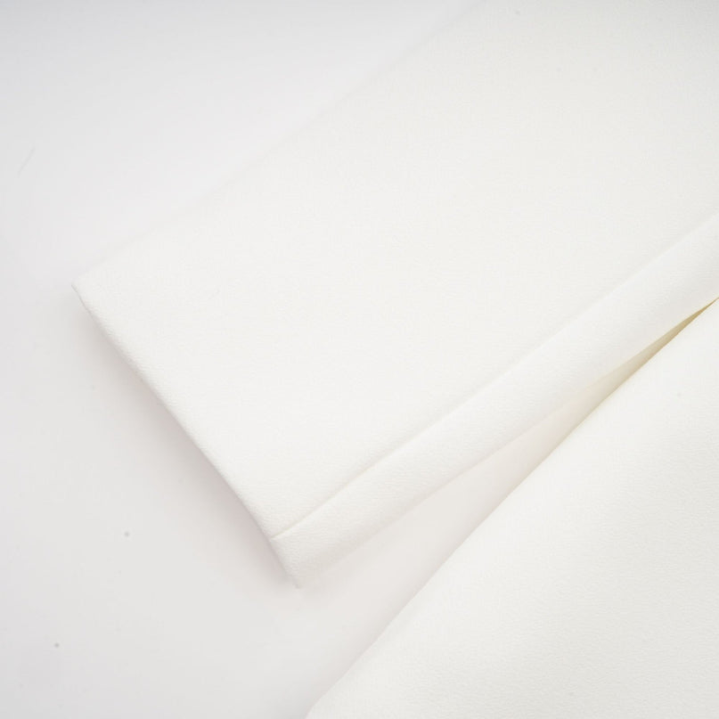 Vanessa white fauxflower embellished mini dress