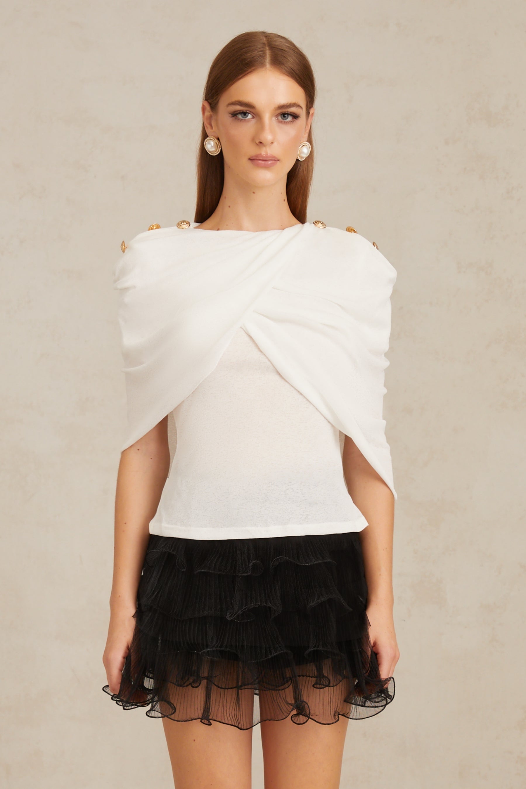 Vappu Color Block Ruched Coord Set