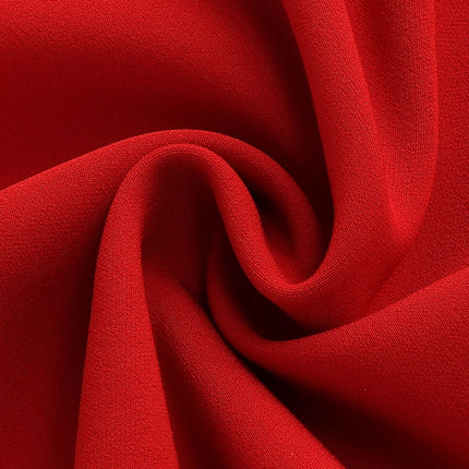 Vera Red Faux-Flower High-Waisted Dress 100% Polyester